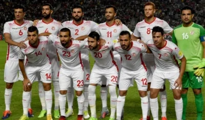 Selección de fútbol de Túnez. 
