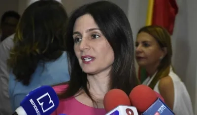 Katia Nule, primera dama del Distrito de Barranquilla.