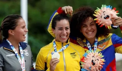 Es el segundo oro bolivariano para Mariana Pajón.