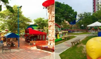 Los dos parques será remodelados por el Distrito.