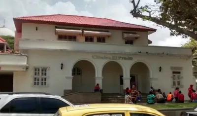 Clínica El Prado, donde falleció el hombre baleado en Mompox.