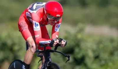 Chris Froome, ciclista del Sky. 