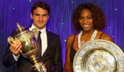 Roger Federer y Serena Williams. 