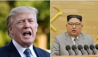 Donald Trump y Kim Jong-un.