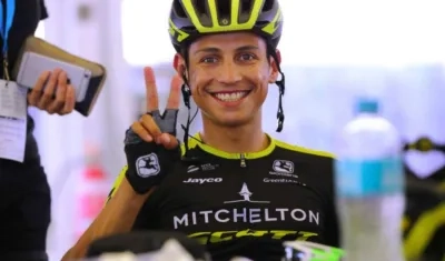 Esteban Chaves, ciclista colombiano. 