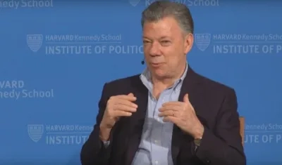 El expresidente Juan Manuel Santos. 