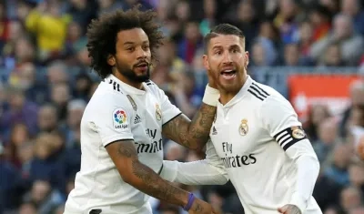 Marcelo y Sergio Ramos, jugadores del Real Madrid. 