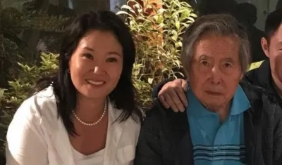 Keiko y Alberto Fujimori.
