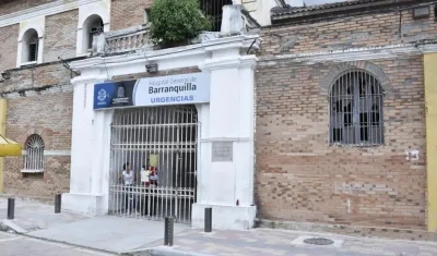 Fachada del Hospital General de Barranquilla.