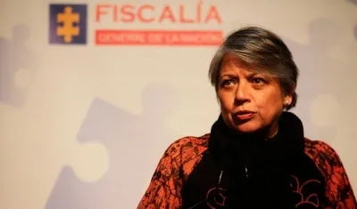La Vicefiscal General de la Nación, María Paulina Riveros.