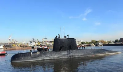 Submarino ARA San Juan, desaparecido hace un año.