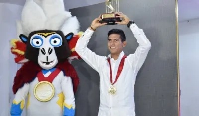 Nelson Soto, ganador del Deportista del Año 2017. 