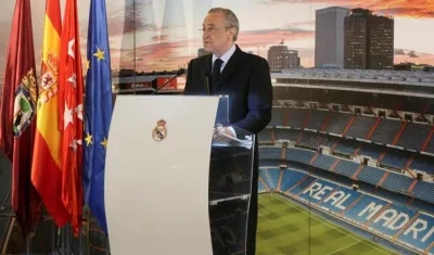 Florentino Pérez, presidente del Real Madrid.