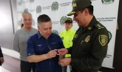 Herbin Hoyos agradeció a la Policía.