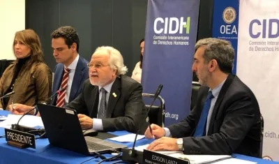 Comisionado Francisco Eguiguren, presidente de la CIDH.