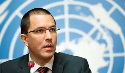 El ministro de Relaciones Exteriores de Venezuela, Jorge Arreaza Montserrat.