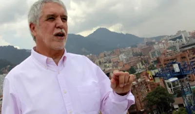 El alcalde de Bogotá. Enrique Peñalosa.