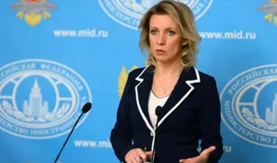 La portavoz del Ministerio de Exteriores ruso, María Zajárova.