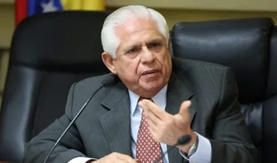El presidente de la Asamblea Nacional (AN, Parlamento) de Venezuela, Omar Barboza.