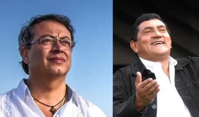 Gustavo Petro y Poncho Zuleta.