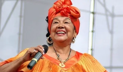 La cantante colombiana Totó La Momposina.