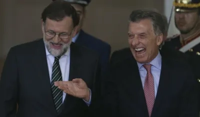 Mariano Rajaoy y Mauricio Macri. 