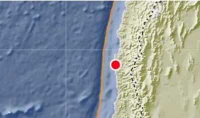El temblor se percibió en la región de Coquimbo con una intensidad de seis grados en la escala de Mercalli.