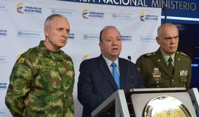 Ministro de Defensa viajará a Ecuador.