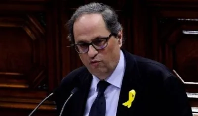 Quim Torra, candidato designado por Puigdemont.