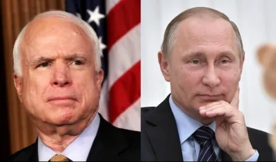 Senador John McCain hizo duras críticas a Vladímir Putin.