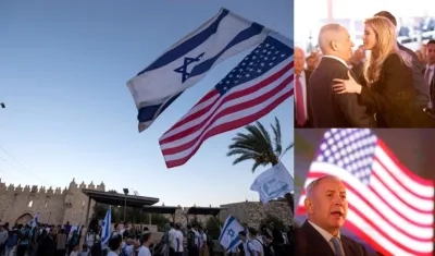 El primer ministro israelí, Benjamín Netanyahu e Ivanka Trump.