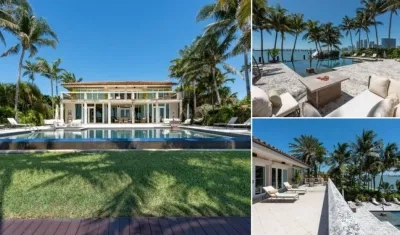 La mansión de Enrique Iglesias en Miami. 
