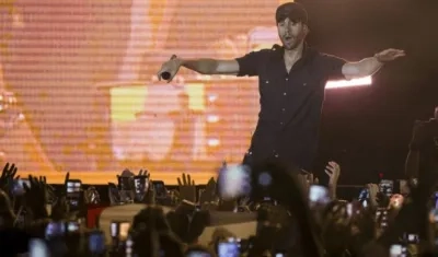 El cantante Enrique Iglesias.