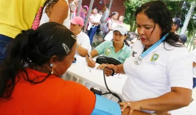 Cerca de 150 habitantes de la vereda Cabica, se beneficiaron de la Gran Feria de la Salud, Salutón