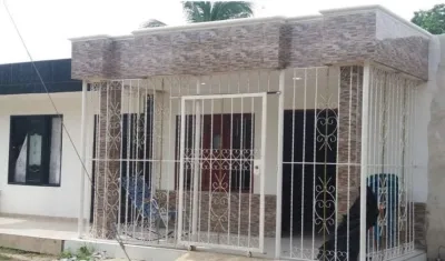 En esta casa del barrio El Carmen de Aracataca se presentó la tragedia.