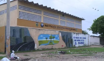 El hecho ocurrió en el colegio Primero de Mayo de Soledad.