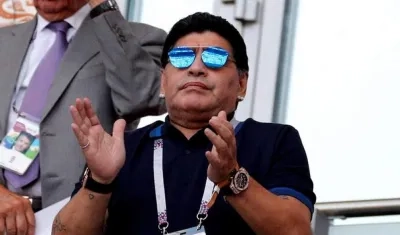 Diego Armando Maradona, exfutbolista argentino.