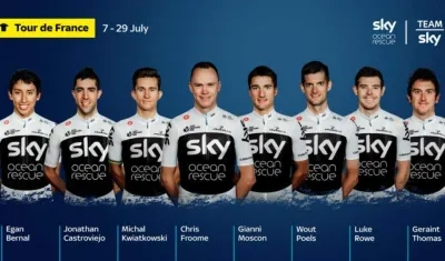 El Sky presenta el equipo del Tour de Francia para el 2018.