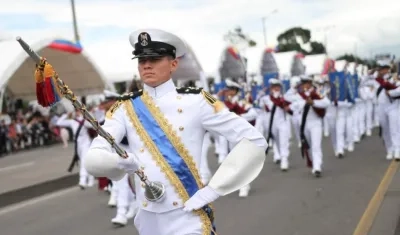 La Armada Nacional estará presente en el desfile del 20 de Julio.