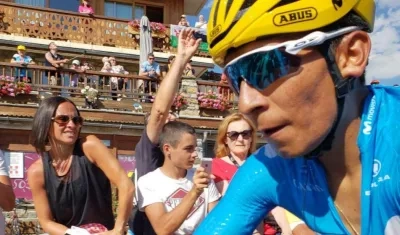Nairo Quintana, ciclista de Movistar Team.