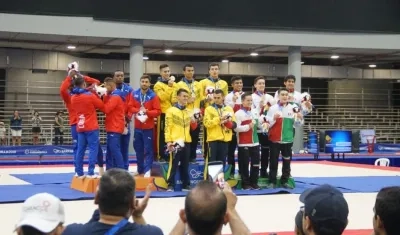 Colombia logró un histórico oro en gimnasia. 