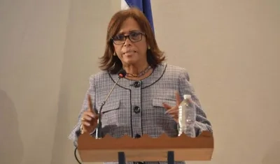 La magistrada Lidia Álvarez
