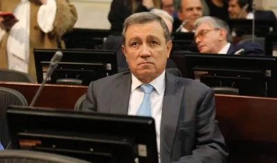El presidente del Senado, Ernesto Macías