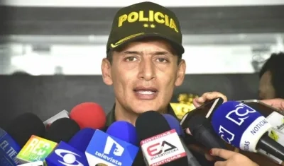 General Mariano Botero, comandante de la Policía Metropolitana de Barranquilla