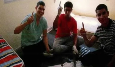Youssef Aalla, Younes Abouyaaqoub y Mohamed Hichamy, los terroristas. 