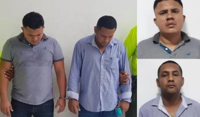 Estos son los capturados:  Alexánder Enrique Hernández Reyes, alias 'El cabezón'; y Roberto Carlos Rodríguez Hernández, alias 'El mico'.