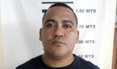 Sergio Rafael Monsalvo Fuentes, expolicía capturado.