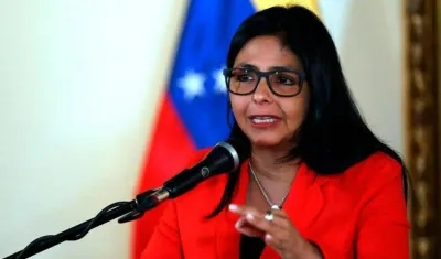 La vicepresidenta de Venezuela, Delcy Rodríguez. 