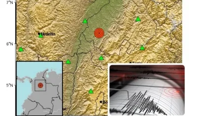 Los sismos fueron sentido en Colombia y Venezuela.