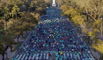 Vistazo de la media maratón de Buenos Aires. 